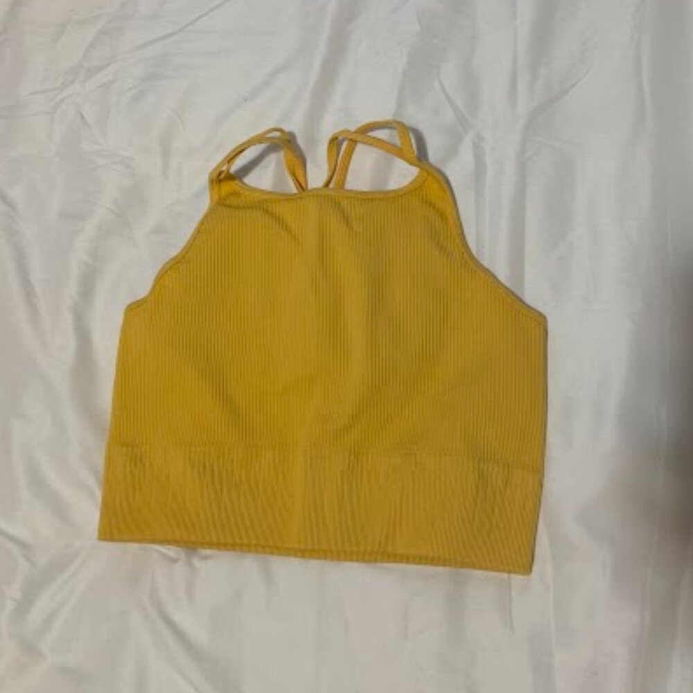 Love & Other Things - Ribbed Gym Crop Top